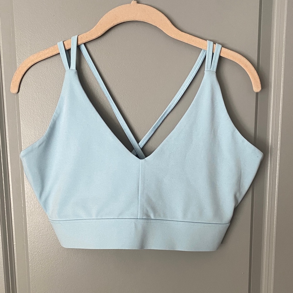 Girlfriend Collective Sky Blue Sports Bra